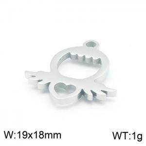 Stainless Steel Charms - KLJ7107-Z