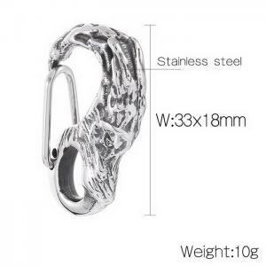 Punk Stainless Steel Keyrings Metal Jewelry Accessories Clasp For Men - KLJ8560-KJX