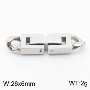 26X6mm Stainless Steel Rectangular Jewelry Clasp - KLJ8594-Z