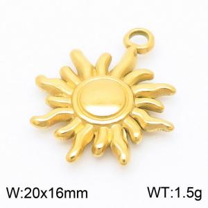 Stainless steel oil pressure sun DIY accessory gold - KLJ8693-Z