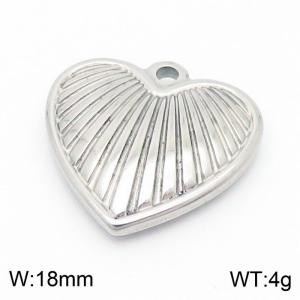 Stainless steel heart-shaped DIY accessories - KLJ8694-Z