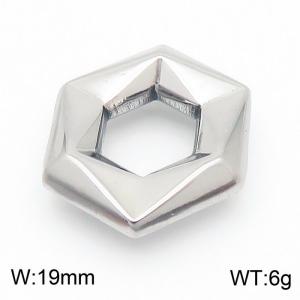 Stainless steel through-hole matrix hexagonal DIY jewelry accessories - KLJ8710-Z