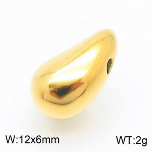 Stainless steel droplet shaped pendant DIY accessories - KLJ8714-Z