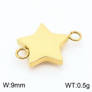 Handmade DIY stainless steel accessories for five pointed star small pendants - KLJ8717-Z