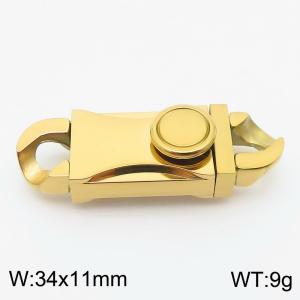 Stainless steel square arc-shaped decorative chain jewelry buckle Cuban buckle - KLJ8832-Z