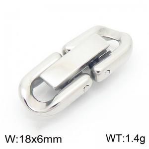 Simple stainless steel 6mm jewelry buckle chain jewelry buckle - KLJ8937-Z