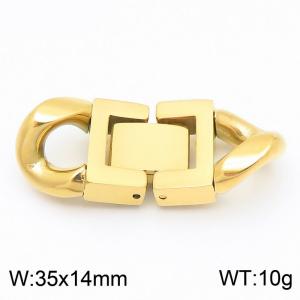 Simple stainless steel 14mm jewelry buckle chain jewelry buckle - KLJ8940-Z