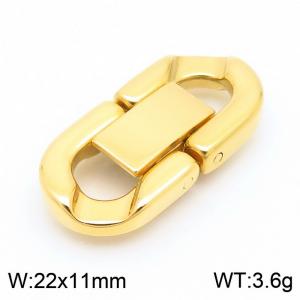 Diamond Men's Gold Folding Buckle - KLJ9189-Z