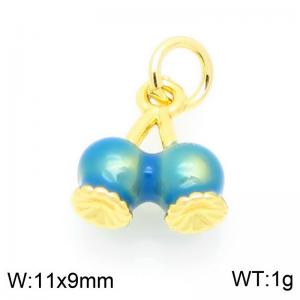 Copper Transparent Cherry Charm - KLJ9280-ZBL