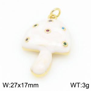 Copper white mushroom accessories - KLJ9324-ZLD