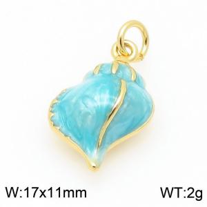 Copper colored conch accessories - KLJ9326-ZLD