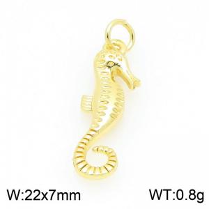 Copper seahorse accessories - KLJ9328-ZLD