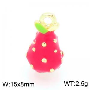 Copper dragon fruit gold-plated accessories - KLJ9334-ZLD