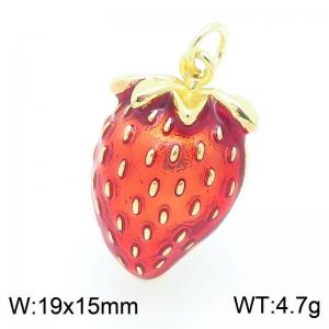 Copper strawberry accessories - KLJ9351-ZLJ