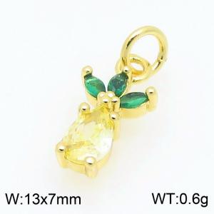 Copper diamond encrusted fruit accessories - KLJ9364-ZLJ
