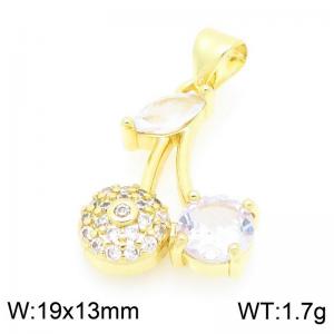 Copper diamond inlaid cherry accessories - KLJ9367-ZLJ