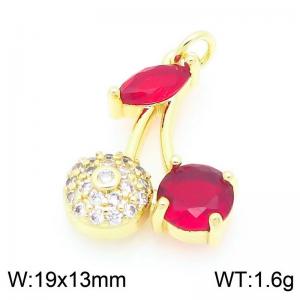 Copper diamond inlaid cherry accessories - KLJ9368-ZLJ