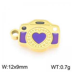 Stainless steel color camera gold-plated accessories - KLJ9496-ZLA