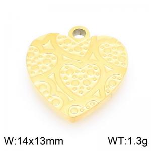 Stainless steel heart gold-plated accessories - KLJ9504-ZLA