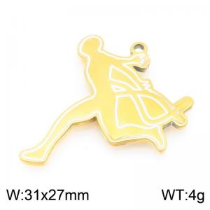 Stainless Steel Champion Youth Gold Plated Accessories - KLJ9537-ZLA