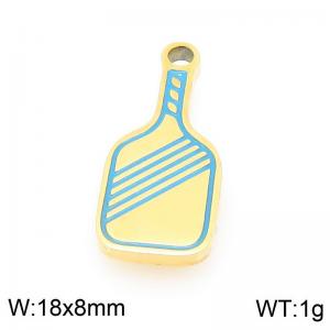Stainless steel table tennis racket gold-plated accessories - KLJ9545-ZLA