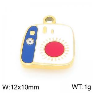 Stainless steel color camera gold-plated accessories - KLJ9629-ZLA