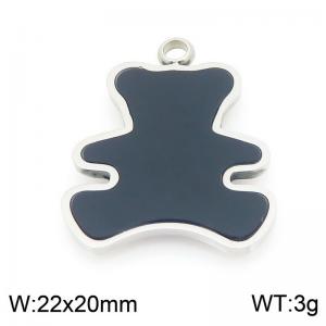 Stainless steel black bear accessory - KLJ9650-ZLA