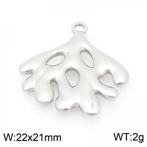 Stainless Steel Snowflake Charm - KLJ9978-Z