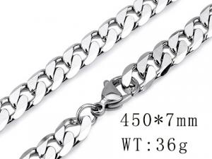 Men's Necklace Trend Diamond Cuban Stainless Steel Chain - KN10216-Z