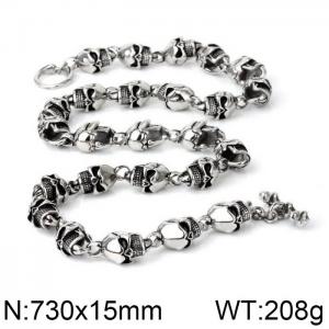 Stainless Steel Necklace - KN10312-D