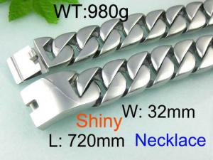 Stainless Steel Necklace - KN10320-D