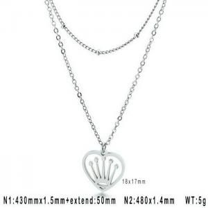Stainless Steel Necklace - KN106850-Z