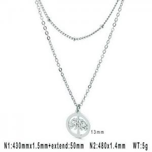 Stainless Steel Necklace - KN106851-Z