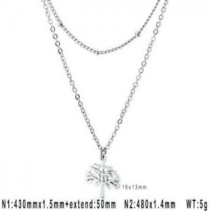 Stainless Steel Necklace - KN106852-Z