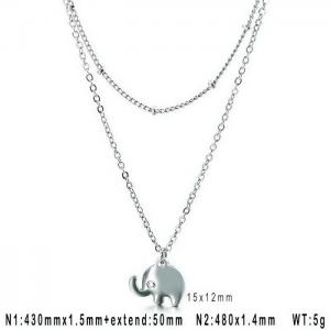 Stainless Steel Necklace - KN106855-Z