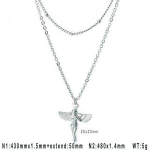 Stainless Steel Necklace - KN106856-Z