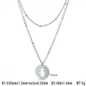 Stainless Steel Necklace - KN106857-Z