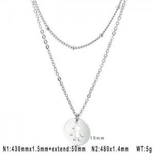 Stainless Steel Necklace - KN106858-Z