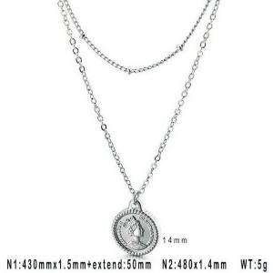 Stainless Steel Necklace - KN106859-Z