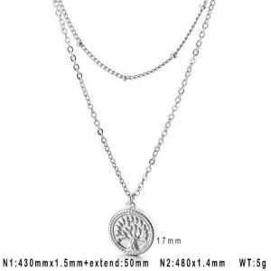 Stainless Steel Necklace - KN106863-Z
