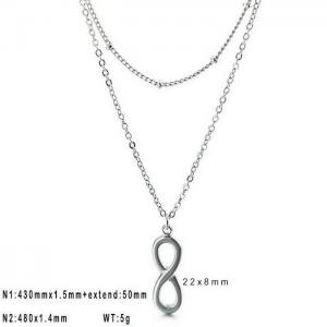 Stainless Steel Necklace - KN106864-Z