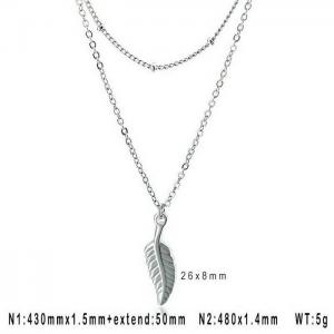Stainless Steel Necklace - KN106865-Z