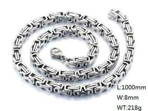Stainless Steel Necklace - KN107658-Z