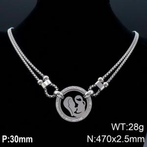 Stainless Steel Necklace - KN108074-Z