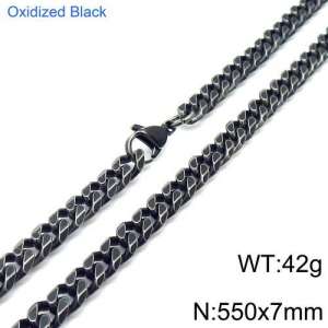 Stainless Steel Necklace - KN108181-Z