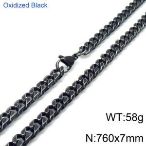 Stainless Steel Necklace - KN108185-Z