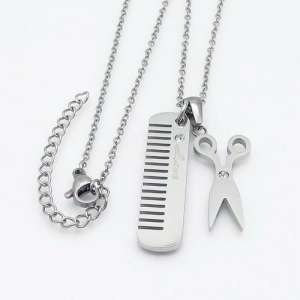 Stainless Steel Necklace - KN108931-JE
