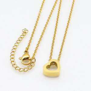 SS Gold-Plating Necklace - KN108996-JE