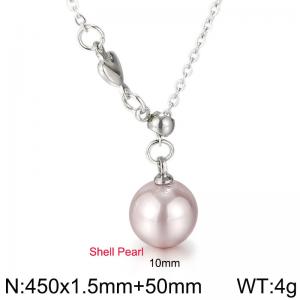 Shell Pearl Necklaces - KN109653-Z