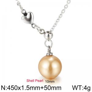 Shell Pearl Necklaces - KN109656-Z